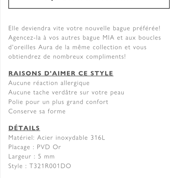 Bague- collection Aura de Mia - Picture 8 of 8